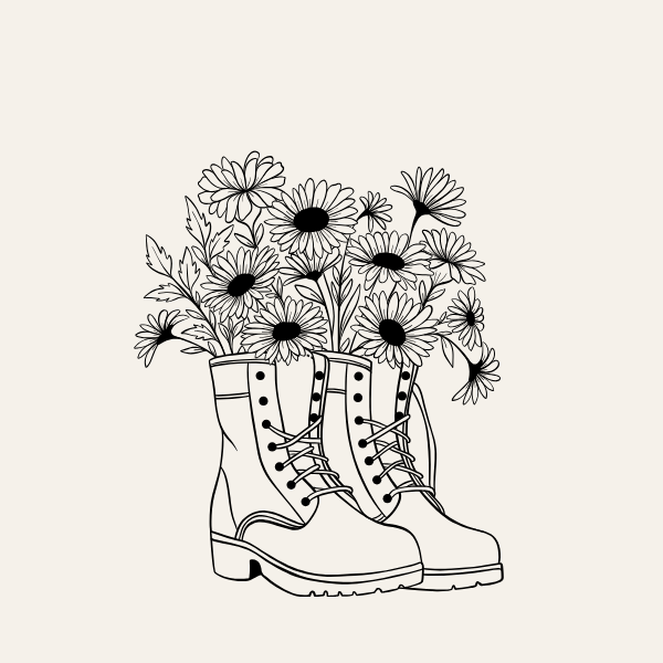 Cowboy boots sketch